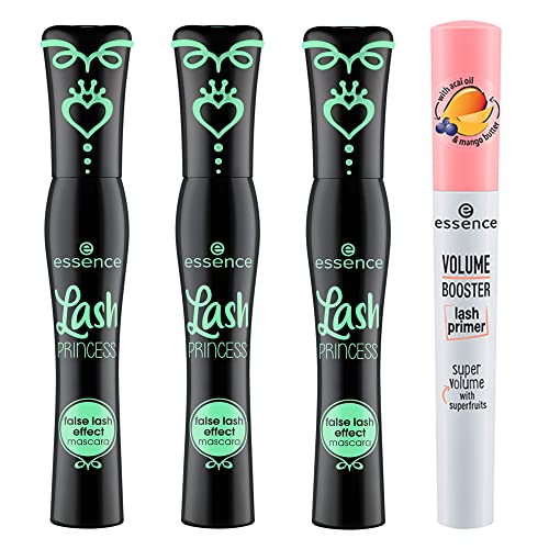 Lash Princess False Lash Effect Mascara 3-Pack & Volume Booster Lash Primer Mascara Bundle