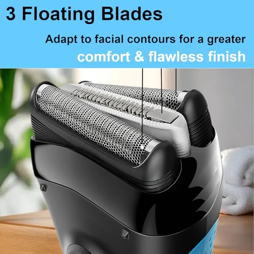 32B Series 3 Replacement Head for Braun ProSkin Electric Shaver, Compatible with Braun Foil Shaver 3000s 3010s 3020s 3030s 3040s 3050cc 3070cc 3080s 3090cc 320 330 340 350cc (2 Pack)