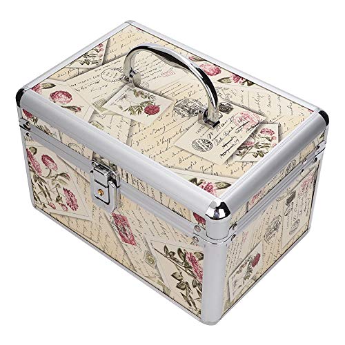 YUYTE Case Makeup Case Makeup Storage Case Makeup Organizer Case Empty Storage case, portable storage box for makeup artist/beautician