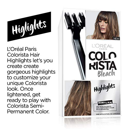 L¡¯Oreal Paris Colorista Hair Bleach, Highlights Hair Color Kit, 1 Hair Bleach Kit