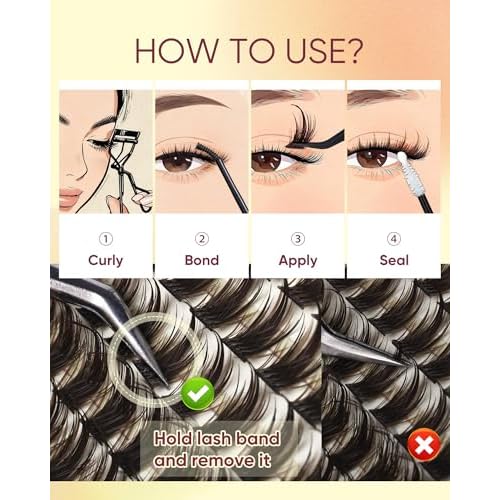 Brown Lash Clusters Manga Eyelash Clusters Dark Brown Wispy Cluster Eyelash Extensions Short 10-14mm Fairy Individual Lashes Natural Anime Lashes Extensions 160PCS by zenotti