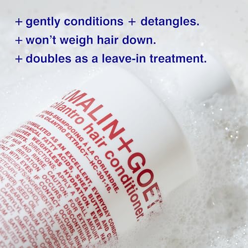 MALIN+GOETZ Cilantro Hair Conditioner | Everyday Essential Conditioner with Cilantro Extract, Shea Butter, Fatty Acids | Hydrates, Detangles, Reduces Frizz | Vegan, Cruelty-Free (8 oz/16 oz/Refill)
