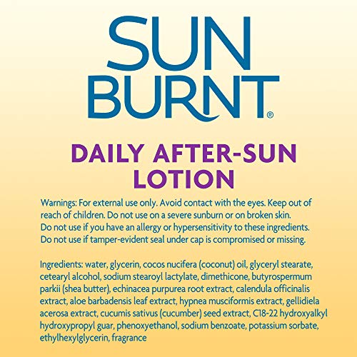 Sunburnt¢ç Lotion 6 Fl Oz and Gel 6 Fl Oz After Sun Skin Care Bundle Much More than Aloe