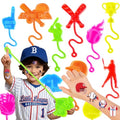 48PCS Baseball Party Favors - 24PCS Temporary Tattoos & 24PCS Stick Hands Party - Perfect Birthday Party Supplies, Goodie Bag Stuffers, Treasure Box Toys, Classroom Prizes, and Student Gifts