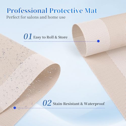 Big Adjustable Nail Arm Rest for Nails Tech with Rotating Phone Holder, U-Shaped Manicure Hand Rest, PU Leather Hand Stand with Pad for Nail Salon, Nail Tech, and DIY(White)