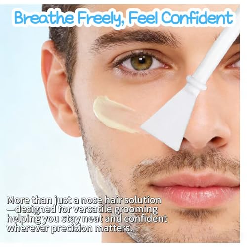 70pcs Disposable Nose Wax Applicator Sticks ? Dual-Ended, Eco-Friendly & Hygienic Grooming for Home, Travel & On-the-Go, Painless Nasal & Ear Hair Removal for Men & Women