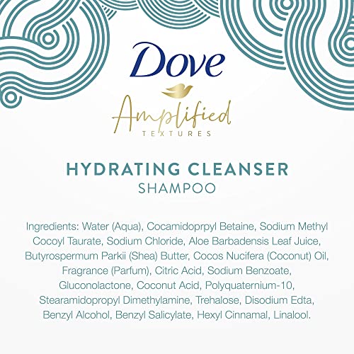 Amplified Textures, Hydrating Cleanse Shampoo, 11.5 fl oz (340 ml), Dove