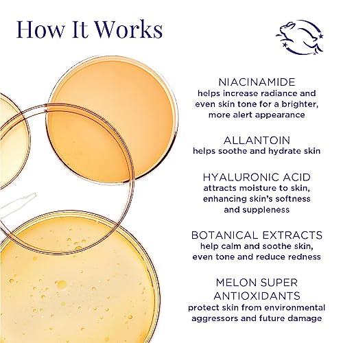 Meaningful Beauty Revive And Brighten Eye Mask, Hydrating Under Eye Patches with Melon Super Antioxidants and Hyaluronic Acid, Anti Aging Skin Care For All Skin Types, 60 Count