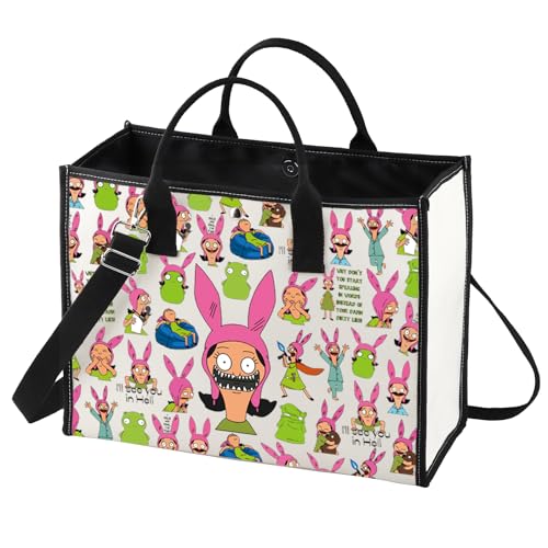 LEVLO Louis Cosmetic Bag Belcher Fans Gift Bob Family Zipper Pouch Bag Louis Cartoon TV Show Merchandise (I'll See You LT)