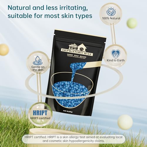Lifestance L2 Digital Wax Warmer Hair Removal Kit + 1LB Chamomile Wax Beads