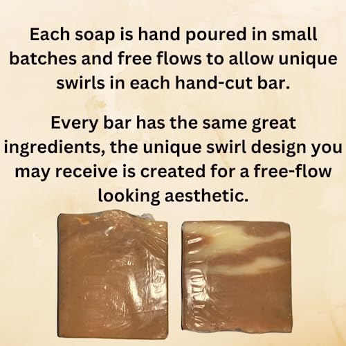Turmeric Ginger and Honey Soap Bar Natural and Handmade Multi Bar Bundle | Gentle Cleanser for Face and Body | Help Fade Dark Marks (Turmeric 3 Bars)