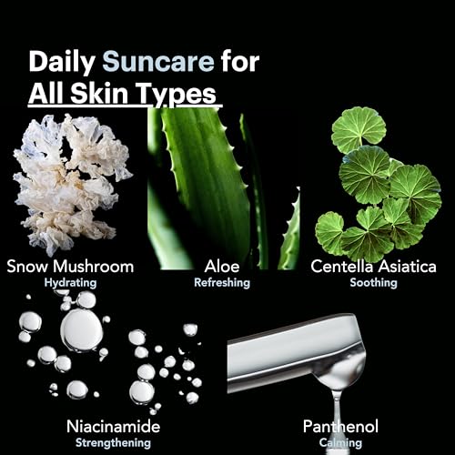 Sunscreen by Knours, Ultra-Light Invisible Broad Spectrum SPF 50, Moisturizing for All Skin Types, Korean Innovation, 50ml/1.69 fl. oz.