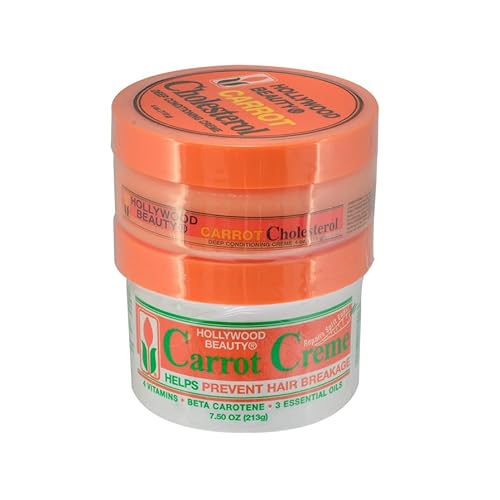 Hollywood Beauty Creme, Carrot, White , 7.5 Ounce