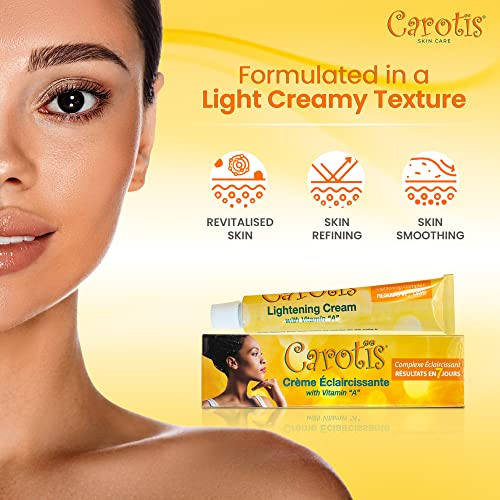 CAROT?S Skin Brightening Cream - 1 fl oz / 30 ml - Brightening Cream For Face, Body, Hands, Elbows, Knuckles
