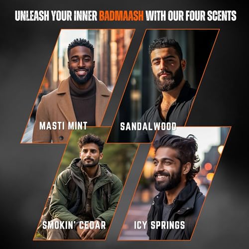 Beard Oil - All-Natural Hydration & Softness | For All Beard Types | Made in North America | 1oz Bottle (Sandalwood)