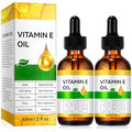 Vitamin E Oil for Face and Skin - Ultra Concentrated Pure Vitamin E Oil for Deep Moisturizing, Hair Care 2 Packs
