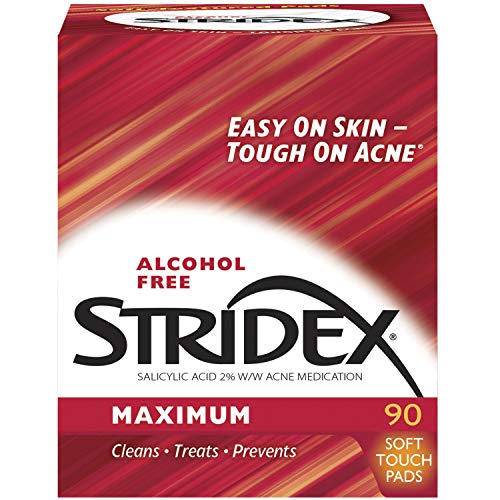 Stridex Daily Care Acne Pads with Salicylic Acid, Maximum Strength, 90 ea - 2pc