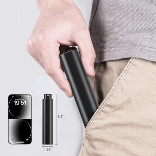 Small Spray Bottle 1oz, Travel Spray Bottles TSA Approved, 30ml Portable Mini Spray Bottle, Fine Mist Spray Bottles for Face£¬Toiletries Suitable for Women Men to Carry While Traveling (Black+White)
