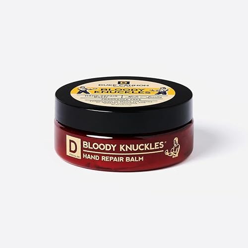 Duke Cannon Bloody Knuckles Hand Repair Balm - Unscented Moisturizer for Hardworking Hands, Repair and Revitalize Dry, Cracked Skin, (5 oz. - 2 Pack)