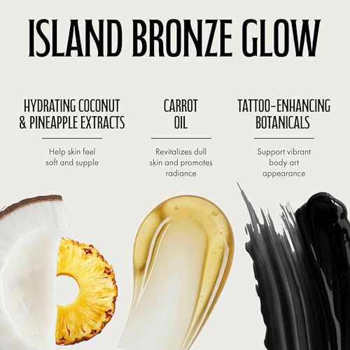 Aloha Hawaii Waikiki Tanning Lotion, Step 2, 400X Plateau-Busting Island Dark Bronzer with Kukui, Carrot Oil & Coconut Hydration, 10 Fl Oz