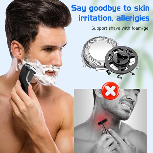 SH30/HQ8 Replacement Heads for Series 1000/2000/3000/PTxxx/ATxxx/HQ7xxx/HQ8xxx Razors ? Upgraded Compatibility, 6-Pack
