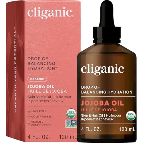 Cliganic Carrier Oils Duo: Organic Jojoba Oil and Organic Argan Oil