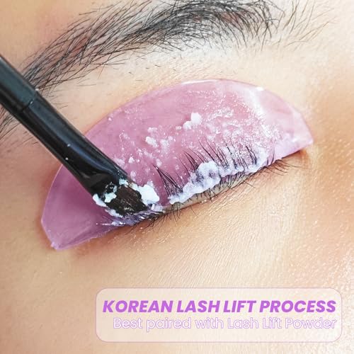 PERMANIA Lash Lift Pads Softening, 2Pcs Professional Korean Lash Lift Self Sticky & Ultra Thin for No.1 Perm Lotion (Purple)