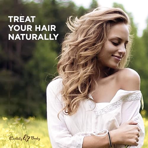 Earthly Body Miracle Oil Tea Tree Conditioner, 16 oz. - Detangles, Tames Frizz & Nourishes Roots - Tea Tree, Hemp Seed, Argan & Eucalyptus Oils - 100% Vegan, Cruelty Free