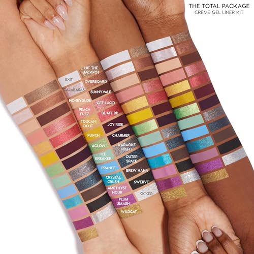 ColourPop Cr?me Gel Waterproof Eyeliner - 18HR Wear, Ultra-Pigmented Eyeliner Pencil with Matte & Metallic Finishes - Smudge-Proof, Vegan & Cruelty-Free - Crystal Crush (0.01 oz)