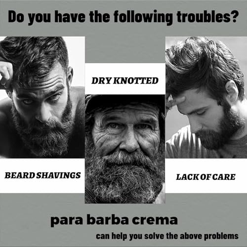 Para Barba, Shea Moisture Beard Balm for Men, Crecimiento De Barba Para Hombre, Beard Growth Vitamins, Estimulante De Barba Ultra Potente, Strengthens Barba for Mens (2PCS)