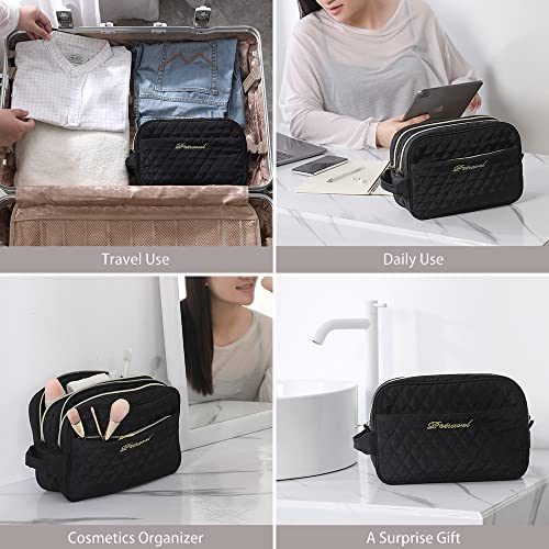 VanFn Cosmetic Bags, Makeup Bag Cosmetic Bag for Women Cosmetic Travel Makeup Bag Large Travel Toiletry Bag for Girls Make Up Bag Brush Bags P.Travel Series