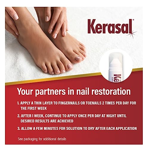 Kerasal Nighttime Renewal Fungal Nail Patches - 14 Patch Twin Pack - Overnight Nail Repair for Nail Fungus Damage & Nail Renewal