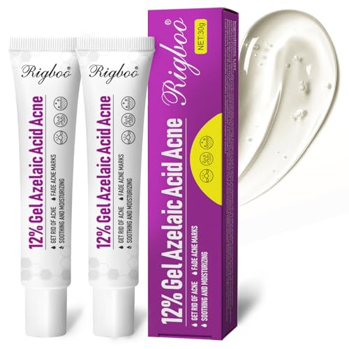 Azelaic Acid, 12% Azelaic Acid For Face Serum Rich in Niacinamide and Hyaluronic Acid, Fades Post Acne Marks and Calms Redness, Formula for Uneven and Blemish Prone Skin Care 2 OZ, 2 Packs