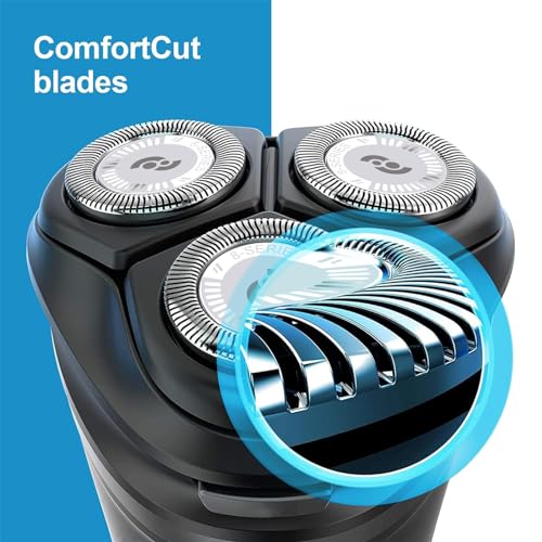 HQ8 Replacement Heads Compatible with Philips Norelco Aquatec Shaver, Blades for PT720 AT880 AT810, 8 Series 6-pc Pack
