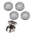 4Pcs Shaver Head Replacement Blade compatible with Skull Shaver Pitbull,Butterfly Kiss, and Palm Electric Razors
