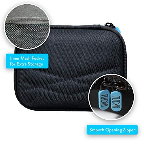 TUDIA Compact Hard Travel Case Compatible with NuFACE Mini Facial Toning Device GUNFAY-O1 & 40300 [CASE ONLY, Device NOT Included]
