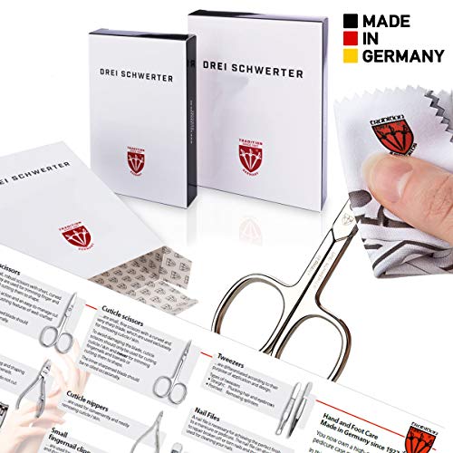 3 Swords Germany ? Manicure Pedicure kit Set with Genuine Leather case - Made in Solingen/Germany