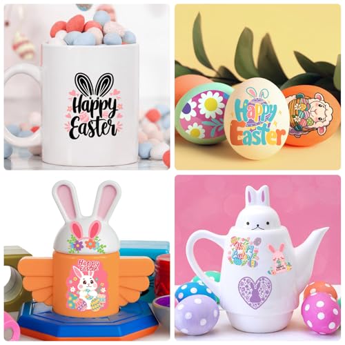 117PCS Easter Temporary Tattoo for Kids Boy Girl Women,Bunny Egg Chick Baskets Fake Tattoos Stickers for Easter Holiday Party Favor Decor