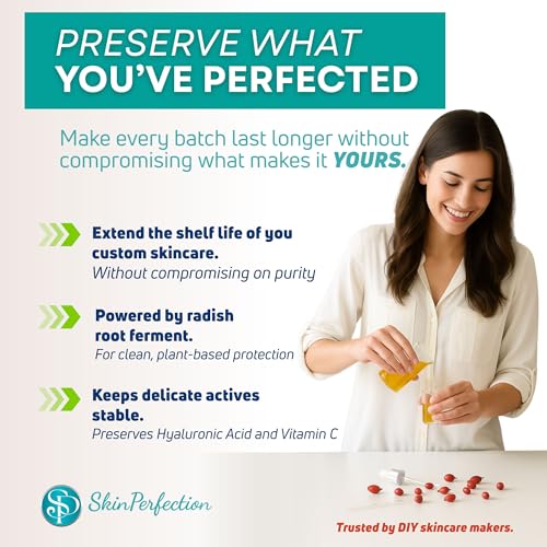 Skin Perfection Leucidal¢ç Liquid Radish Root Natural Alternative to Synthetic Preservatives for Hyaluronic Acid Serums, DIY Lotion Making, Skin Care, Cosmetics, Beauty Lines (0.5 ounces)