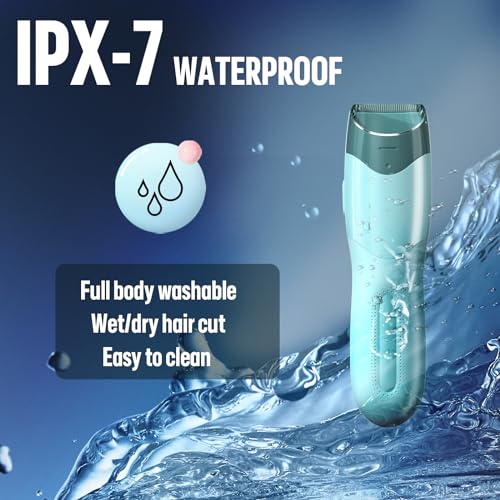 Favrison Vacuum Hair Clippers for Kids & Men, Electric Haircut Kit with Dual Motor Power, Cordless Professional Hair Trimmer, IPX7 Waterproof & Rechargeable