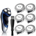 6PCS HQ56 Compatible with Steel Replacement Heads for Philips Norelco Razor fits for HQ6940 HQ6868 HQ6970 (6-pack)