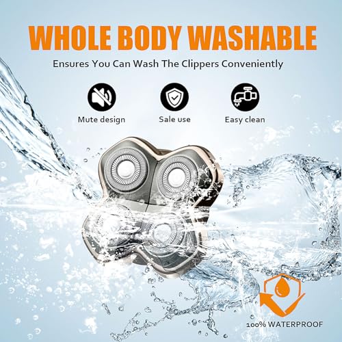 Replacement Blades Shaver PRO 4 Heads Compatible with Skull Head Shaver, Electric Shaver Replacement Blade for Pitbull, Butter flykiss pro & Palm for Bald Men (1 Pc)