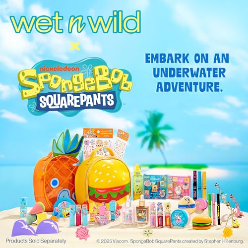 wet n wild Spongebob Bikini Bottom Cooling Lip Oil - Thar She Blows (Pack of 2)