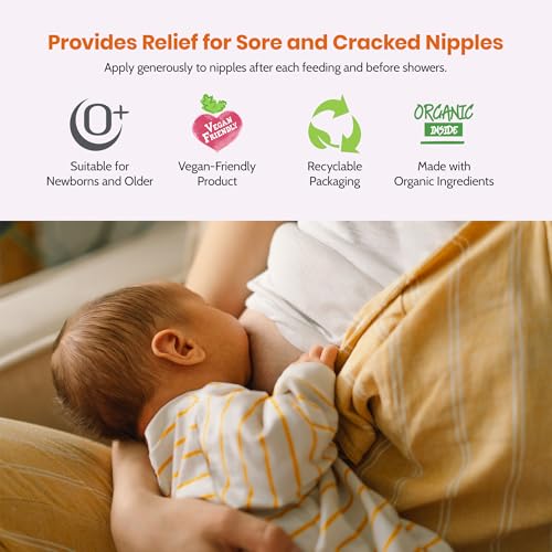 Lanolin Mommy Care Nursing Ointment - Hypoallergenic, Sensitive Skin, with Organic Ingredients, Natural Ingredients, 40 ml