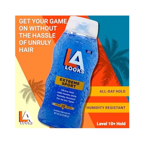 L.A. Looks Sport Activity Proof Power Gel, Mega X-Treme Hold 20 oz (Pack of1)