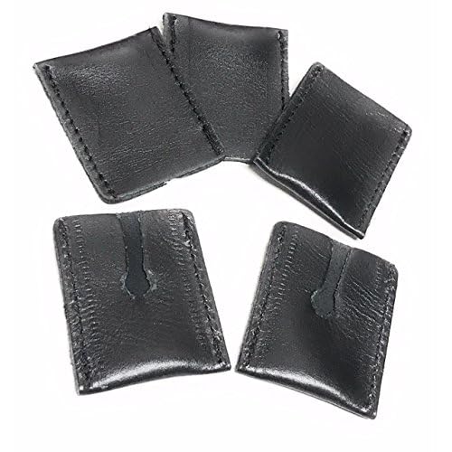 G.B.S Leather Double Edge Safety Razor Head Protective Sheath, Travel Cover, Pack of 5