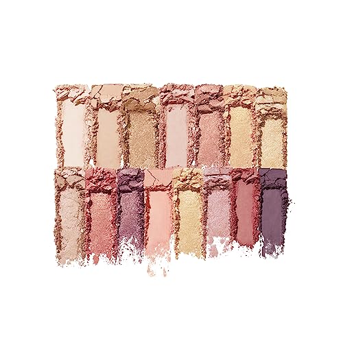 Milani Gilded Luster Light Eyeshadow Palette - 15 Colors Highly Pigmented Matte Shimmer Glitter Eye Shadow Makeup Palette Kit