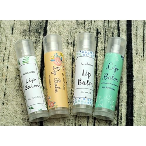 Assorted Lip Balm Labels - 120pcs Paper Stickers for Lip Balm Containers