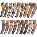 HOVEOX 18Pcs Temporary Tattoo Arm Sleeves for Men Women - Fake Tattoo Sleeves