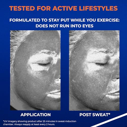 La Roche-Posay Anthelios UV Pro-Sport SPF 50 Sunscreen for Face & Body, Water & Sweat Resistant with Non-Drip Formula, Invisible Broad Spectrum Sunscreen Lotion, Lightweight & Breathable